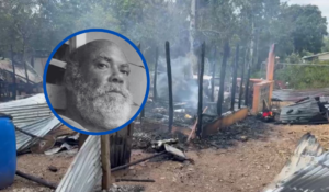 Fatal incendio reduce casa a cenizas y deja un muerto en Monte Plata