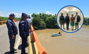 Autoridades de Montecristi intensifican búsqueda de niño desaparecido tras caer en río Yaque del Norte