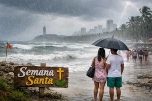 Las lluvias amenazan con aguar la fiesta a vacacionistas este Sábado Santo