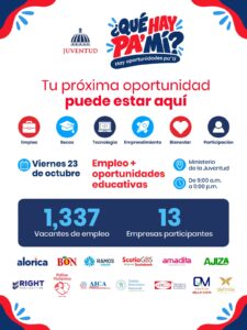 1,337 oportunidades de empleo pueden cambiar 1,337 vidas! 🚀